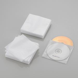 エレコム CCD-NWB120WH Blu-ray・CD・DVD対応不織布ケース スタンダード ホワイト 60枚(両面収納)｜yamada-denki