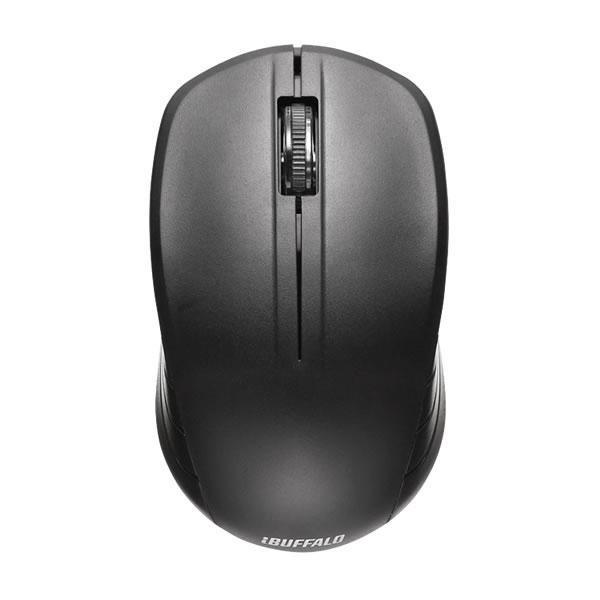 バッファロー BSMRW21BK 無線（2.4GHz）IR LEDマウス 3ボタンタイプ ブラック