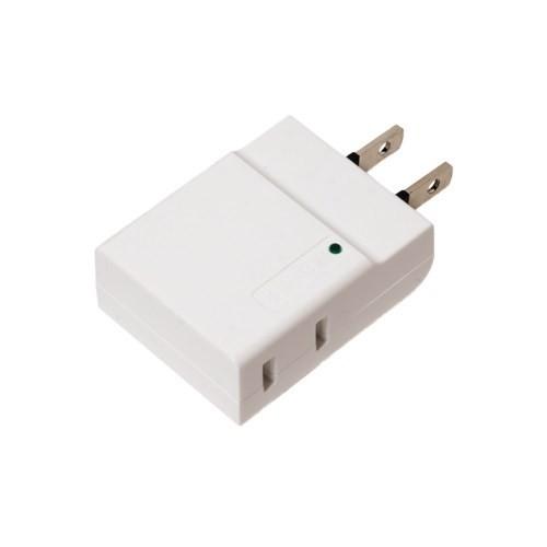 ミヨシ OAT-S2P／WH コンパクトタップ雷ガード ２個口 ホワイト