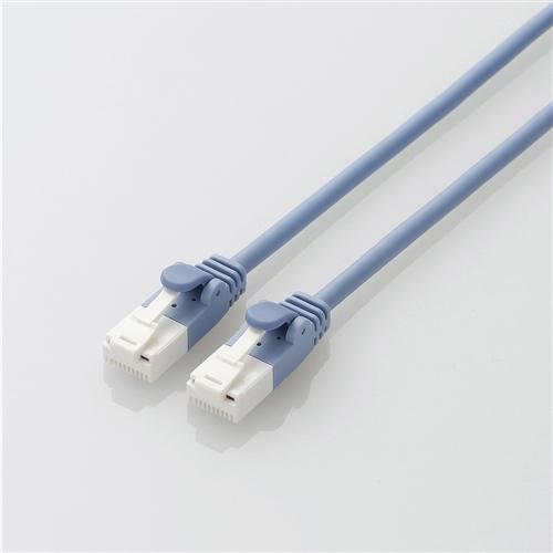 エレコム LD-GPAYT／BU20 ツメ折れ防止やわらかLANケーブル Cat6A準拠 2.0m