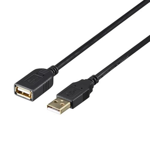 USBケーブル バッファロー BSUAAFR220BK USB2.0延長ケーブル A to A カー...
