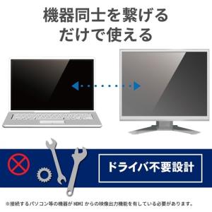 エレコム CAC-HDMIVGA10BK HD...の詳細画像3