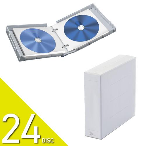 エレコム CCD-FBB24CR Blu-ray/DVD/CD対応クリアケース ポリプロピレン樹脂 ...
