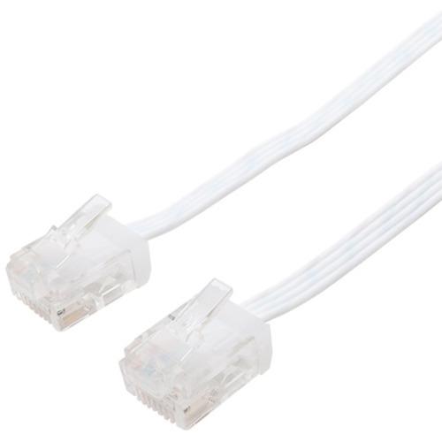 ミヨシ LYF-6A10WH カテゴリー6A フラットLANケーブル 10m ホワイト