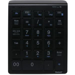 ミヨシ TENBT02／BK Bluetooth5.0対応 ワイヤレステンキー   ブラック｜yamada-denki