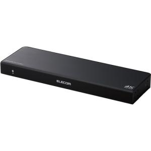 エレコム VSP-HDP18BK HDMI分配器 4K 60P 対応 1入力 8出力 スプリッター ブラック｜yamada-denki