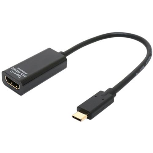 ミヨシ UYA-CHD1／BK USB Type-C − HDMI変換アダプタ(YPB) ブラック