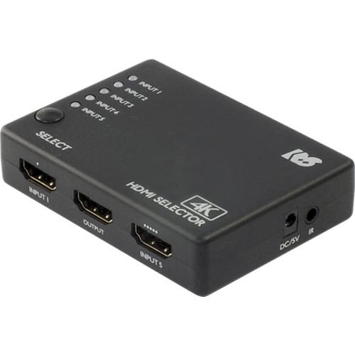 ラトックシステム RS-HDSW51-4KZ 4K60Hz対応 5入力1出力 HDMI切替器 RSH...