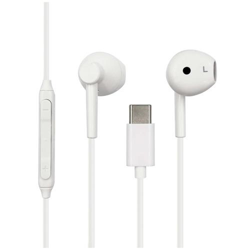 LUCILLA HPTCLU003WH TypeC ステレオイヤホン  ホワイト