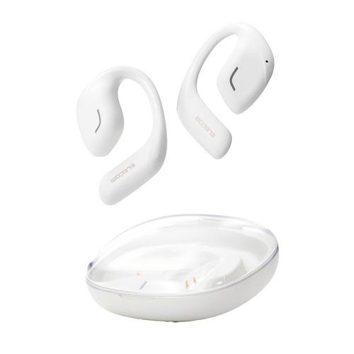 エレコム LBT-OWS01WH 完全ワイヤレスイヤホン 左右分離 Bluetooth対応 スノーホ...