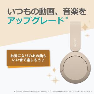 ソニー WH-CH520 Y ワイヤレス ステ...の詳細画像5