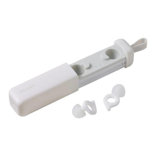 エレコム HCSL-EP01WH 耳栓 睡眠用 横向き寝 快眠 いびき対策 4サイズチップ 収納ケー...