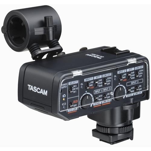 TEAC CA-XLR2D-N XLRマイクアダプターニコン TASCAM ミラーレスカメラ対応 ブ...