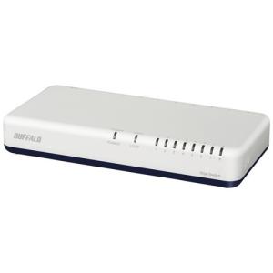 BUFFALO（バッファロー） LSW4-TX-8NS/WH 10/100Mbps対応スイッチング