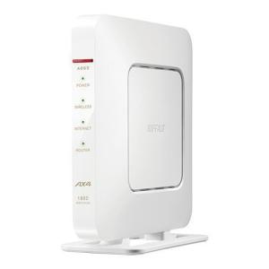 バッファロー WSR-1800AX4-WH Wi-Fi 6（11ax）対応 無線LANルーター エントリーモデル ホワイト