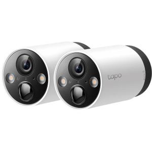 ティーピーリンクジャパン　フルワイヤレスセキュリティカメラシステム バッテリー内蔵 IP65防水　TAPO C420S2