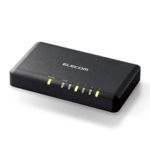 ELECOM（エレコム） Giga対応 スイッチングハブ 5ポート スイッチ 金属