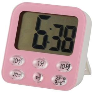 オーム電機 COK-T140-P 時計付デジタルタイマー ピンク｜yamada-denki