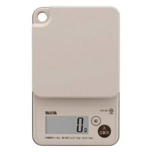 タニタ KW-301-IV デジタルクッキングスケール  アイボリー