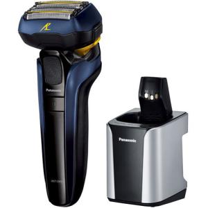 パナソニック ES-CLV7T-A メンズシェーバー ラムダッシュ リニアモーター5枚刃 全自動洗浄充電器付 青