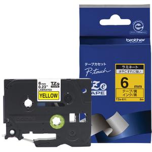 ピータッチ ブラザー TZe-111 ラベルライターピータッチ用 ラミネート