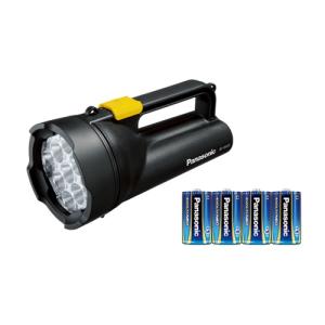 Panasonic（パナソニック） 単1形アルカリ乾電池式 LED懐中電灯(黒)370