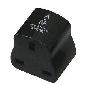 HPJP5 国内用変換プラグ BFタイプ ブラック