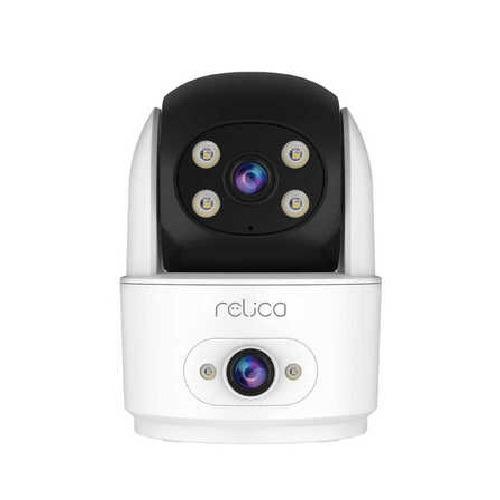 SREE RL117C デュアルレンズ・見守りカメラ DL-i スマホで遠隔操作 会話・録画・録音可...