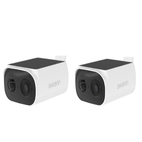 SWANN SWIFI-SESOL2KBC2-JP WIFI防犯カメラ 2K EVO ソーラーパネル...