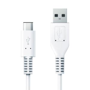 ラディウス RK-CAB10W  USB2.0 Support Type C to Type A Cable White  約1.0m ホワイト｜yamada-denki