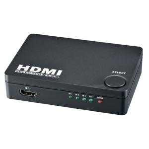 オーム電機 AV-S03S-K HDMIセレクター 3ポート 黒｜yamada-denki