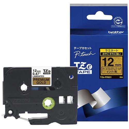 ブラザー TZe-PR831 ラベルライター ピータッチ(P-Touch)用 ラミネートテープ プレ...