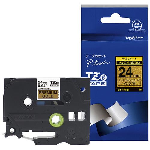 ブラザー TZE-PR851 ラベルライター ピータッチ(P-Touch)用 ラミネートテープ プレ...