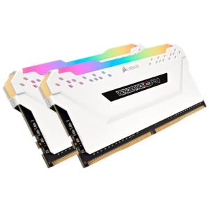 CORSAIR コルセア CMW32GX4M2E3200C16W DDR4 SDRAM 16GB×2枚組 DDR4-3200 VENGEANCE RGB PRO ホワイト｜yamada-denki