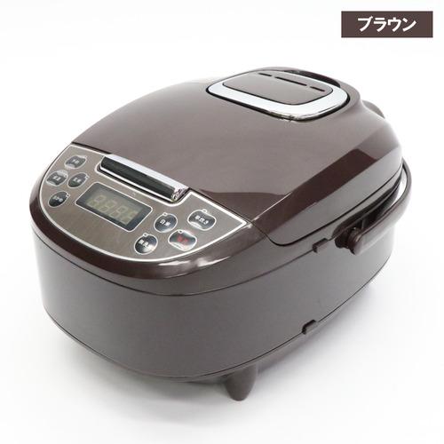 ヒロコーポレーション HK-RC554BR ワンタッチ炊飯器 5合炊き マイコン ブラウン