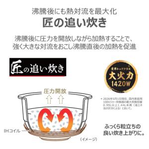 東芝 RC-10HGA(W) 真空圧力IH炊飯...の詳細画像5
