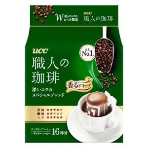 UCC 職人の珈琲 ドリップコーヒー 深いコクのスペシャルブレンド 16P｜yamada-denki