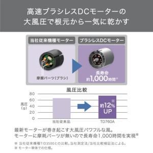 テスコム TD760A-C ドライヤー 速乾 ...の詳細画像3