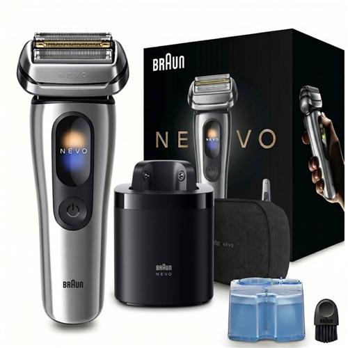 ブラウン NEVO11000C 電気シェーバー 防水設計 5+1 スマートディスプレイ 音波振動テク...