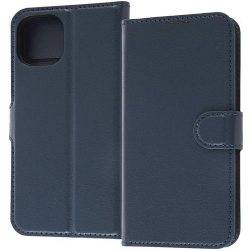 レイ・アウト 2022 iPhone 14 ／ 13 耐衝撃 手帳 マグネット／ダークネイビー RT...
