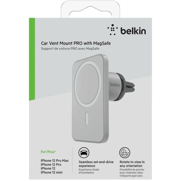 Belkin ベルキン WIC002BTGR Car Vent Mount PRO with Mag...
