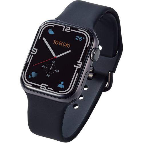 エレコム AW-45BDSCLBK Apple Watch用Lサイズシリコンバンド [ 49mm 4...