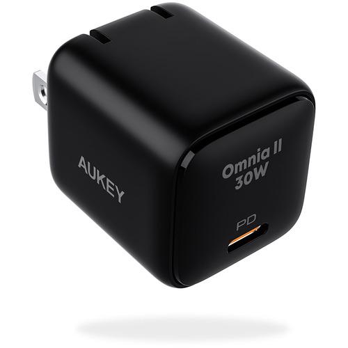 AUKEY PA-B1L-BK USB充電器 Omnia2 30W PD対応 折りたたみ式 [USB...