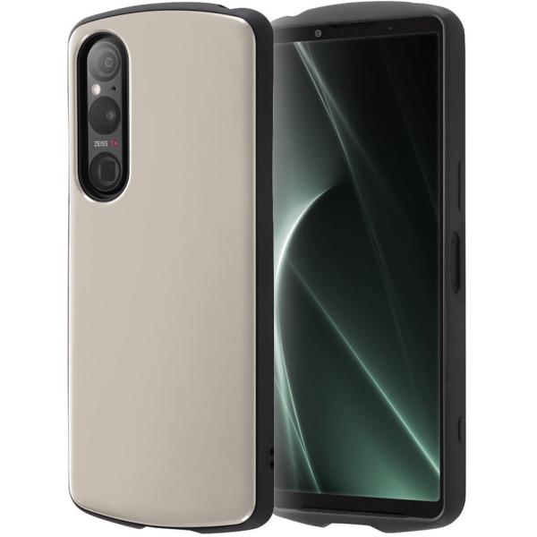 レイ・アウト Xperia 1 V 耐衝撃ケース ProCa／グレージュ RT-RXP1M5AC3／...
