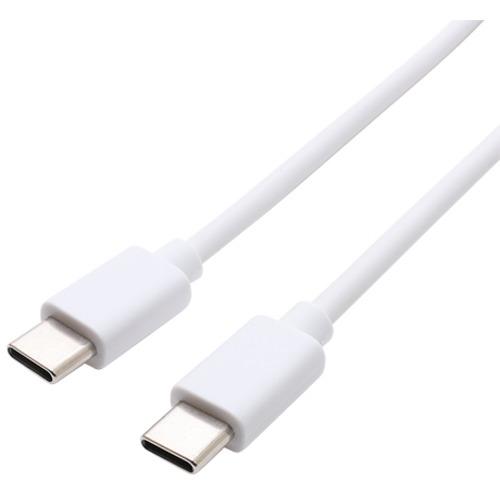 ミヨシ UYM-CC201WH USB2.0ケーブル USB PD 60W充電対応 充電／データ通信...