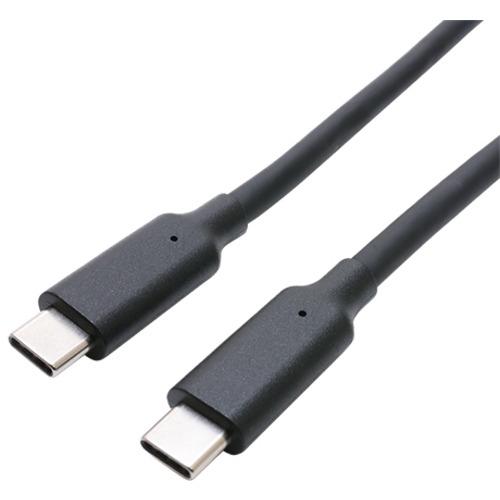 ミヨシ UYM-CC301BK USB3.2ケーブル USB PD 100W充電対応 充電／データ通...