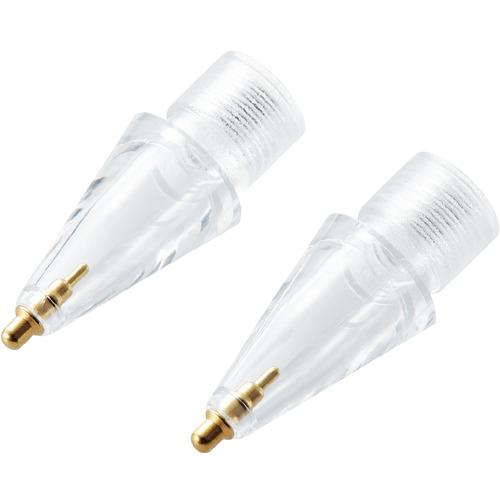 エレコム P-TIPAP04CR Apple Pencil 第2世代／第1世代用 交換ペン先 2個入...