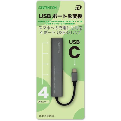 ダダンドール DDUHA4002CLG USB HUB (タイプC) ：DINTENTION ライト...