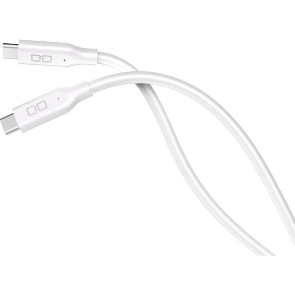 ＣＩＯ CIO シリコンケーブル CtoC 240W 1m ホワイト CIO-SL240W-CC1-...