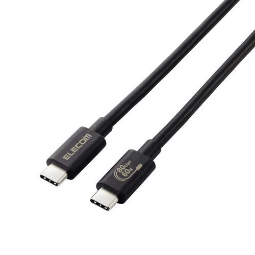 エレコム USB4 Ver2ケーブル(認証品、USB Type-C(TM) to USB Type-...